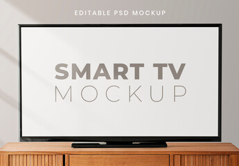 Smart TV Screen Mockup