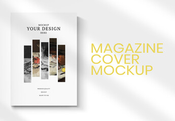 Editable Magazine Cover Mockup