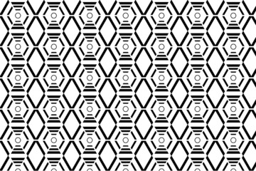 Abstract geometric hexagonal pattern design. Seamless geometric cubes pattern for multiple usage
