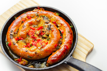 Gluten free extremely hot chilli pork sausages, and chilli cheese melts