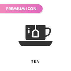 tea icon for your website design, logo, app, UI. Vector graphics illustration and editable stroke. tea icon glyph design.