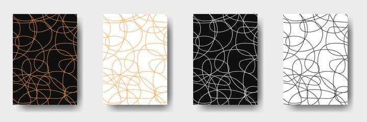 Modern cover design. Modern booklet or brochure design. Premium covers with abstract patterns. Vector template for certificate, diploma or invitation.