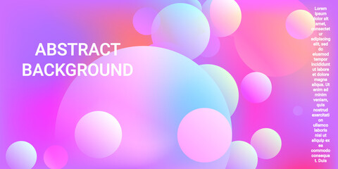 Background picture with balls for banner design.