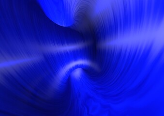 Abstract Speed motion in highway tunnel. Abstract blue background