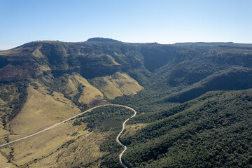 Drone footage of Hogsback, South Africa from above