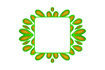 Green Ornament Border