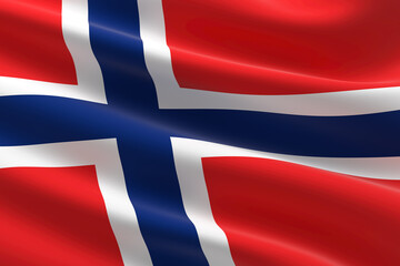 Fototapeta premium Flag of Norway