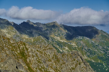 Fototapeta premium Mountain peaks in Romania