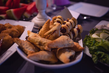 appetizers on a plate