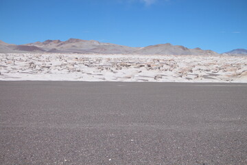 Unique pumice stone field in the world in northwestern Argentina