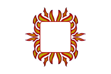 Fire Ornament Border