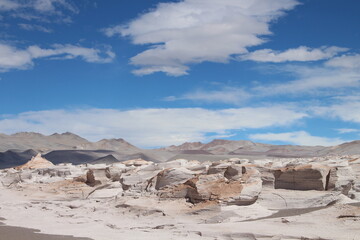 Unique pumice field in the world in northwestern Argentina