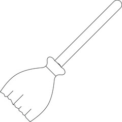 helloween broom and cleaning