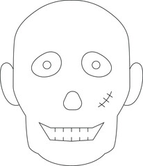 helloween zombie and spooky