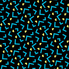 Colorful seamless geometric pattern design. Modern art. Abstract background.