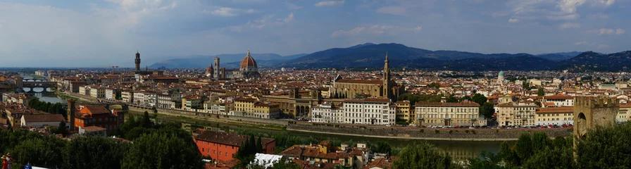 Deurstickers Panoramic Florence view on a cloudy day, Tuscany, Italy © Alessio Russo