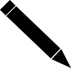 black and white pencil