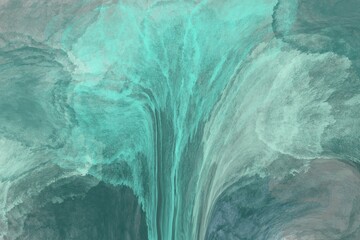 abstract blue and green background, emerald fluid art wallpaper