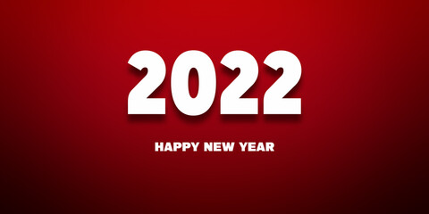 Happy new year 2022 background illustration