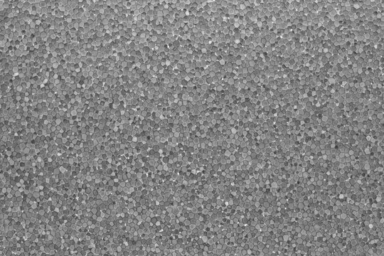 White styrofoam sheet Polystyrene Close Cells  Flat Surface Texture