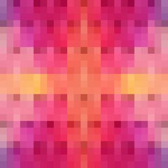 Pixel art background. Vector illustration. Abstract pink square pixel pattern. Mosaic background. eps 10