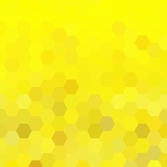 yellow vector abstract background. hexagon design. polygonal style. eps 10