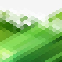 Fototapeta na wymiar green vector abstract background. hexagon design. polygonal style. mosaic. eps 10