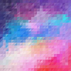 colorful pink, blue, purple and violet colored abstract marble irregular plastic stony mosaic pattern texture background with white grout - vibrant colors. eps 10