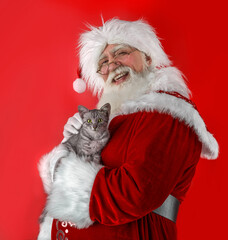 Joyful character for winter christmas season advertising