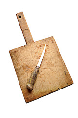 Wood Cutting Board Isolated on White