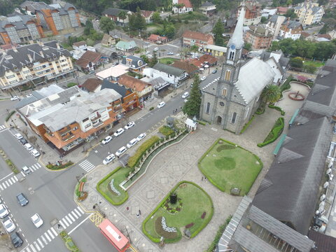 Saint Peter's Mother Church in the Gramado City