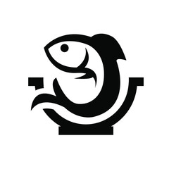 Illustration Vector Graphic of Fish Restaurant logo design