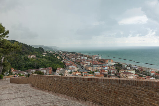 Panoramic View of Cupra Marittima near San Benedetto del Tronto, from Cupra Alta