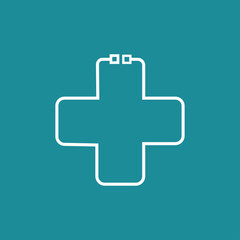 Hospital logo design vektor template