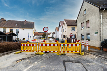 Construction work due to fiber optic expansion