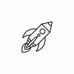 rocket icon set, rocket vector symbol illustrations