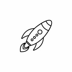 rocket icon set, rocket vector symbol illustrations