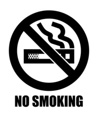 シンプルな禁煙マーク