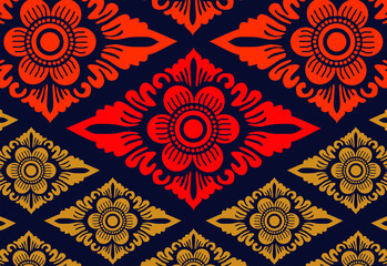 Indonesian geometric batik motifs with Balinese flower patterns, exclusive and classic, are suitable for various purposes. EPS VECTOR 10