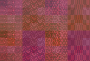 和柄　日本　文様　背景