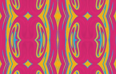 Tribal seamless colorful geometric pattern.Minimalist geometric artwork poster full of colors with simple shapes and figures.