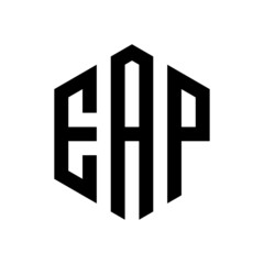 EAP Initial three letter logo hexagon