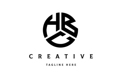 HBC creative circle three letter logo