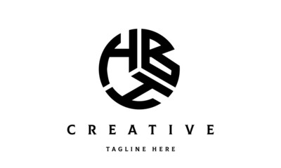 HBH creative circle three letter logo