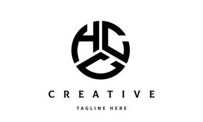 HCC creative circle three letter logo