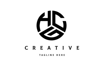 HCG creative circle three letter logo