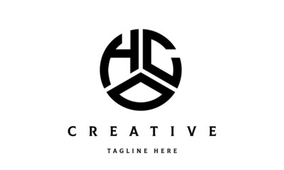 HCO creative circle three letter logo