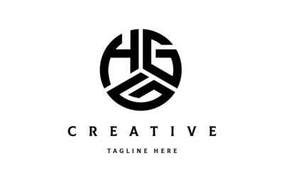 HGG creative circle three letter logo
