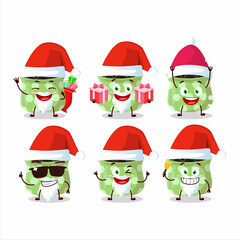 Santa Claus emoticons with barberry cartoon character
