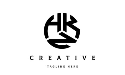 HKN creative circle three letter logo
